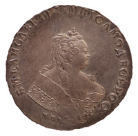Рубль 1743 года