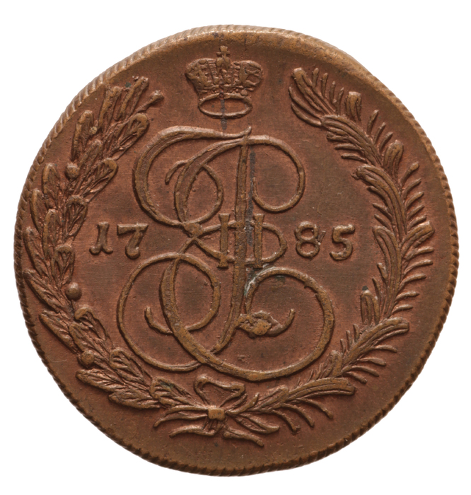 Изображение 5 копеек 1785 года КМ